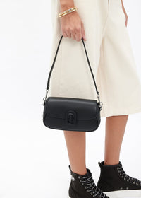 Sac Clover à logo en cuir - Black