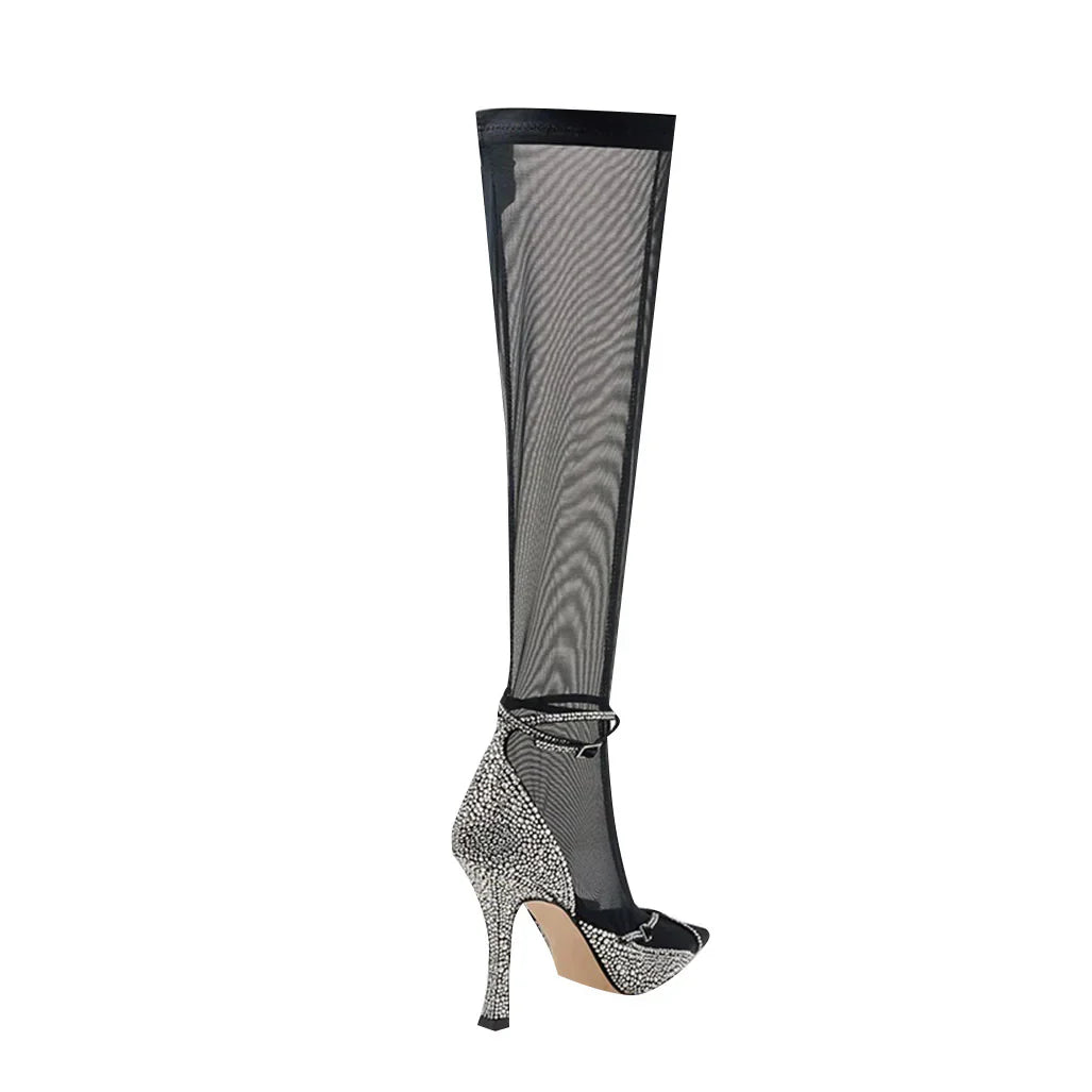 ZNO STOCK 0 DJV 2/2 ST 100% Prix 390 / Reco 280 BLACK/SILVER Shoe JCxM SOCK PUMP