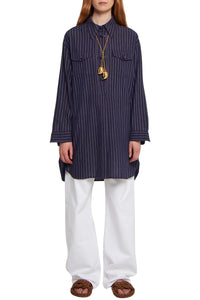 Blouse Buche à manches longues - Navy