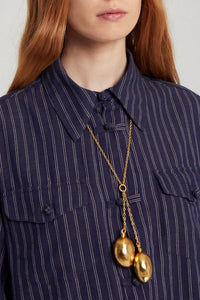 Blouse Buche à manches longues - Navy