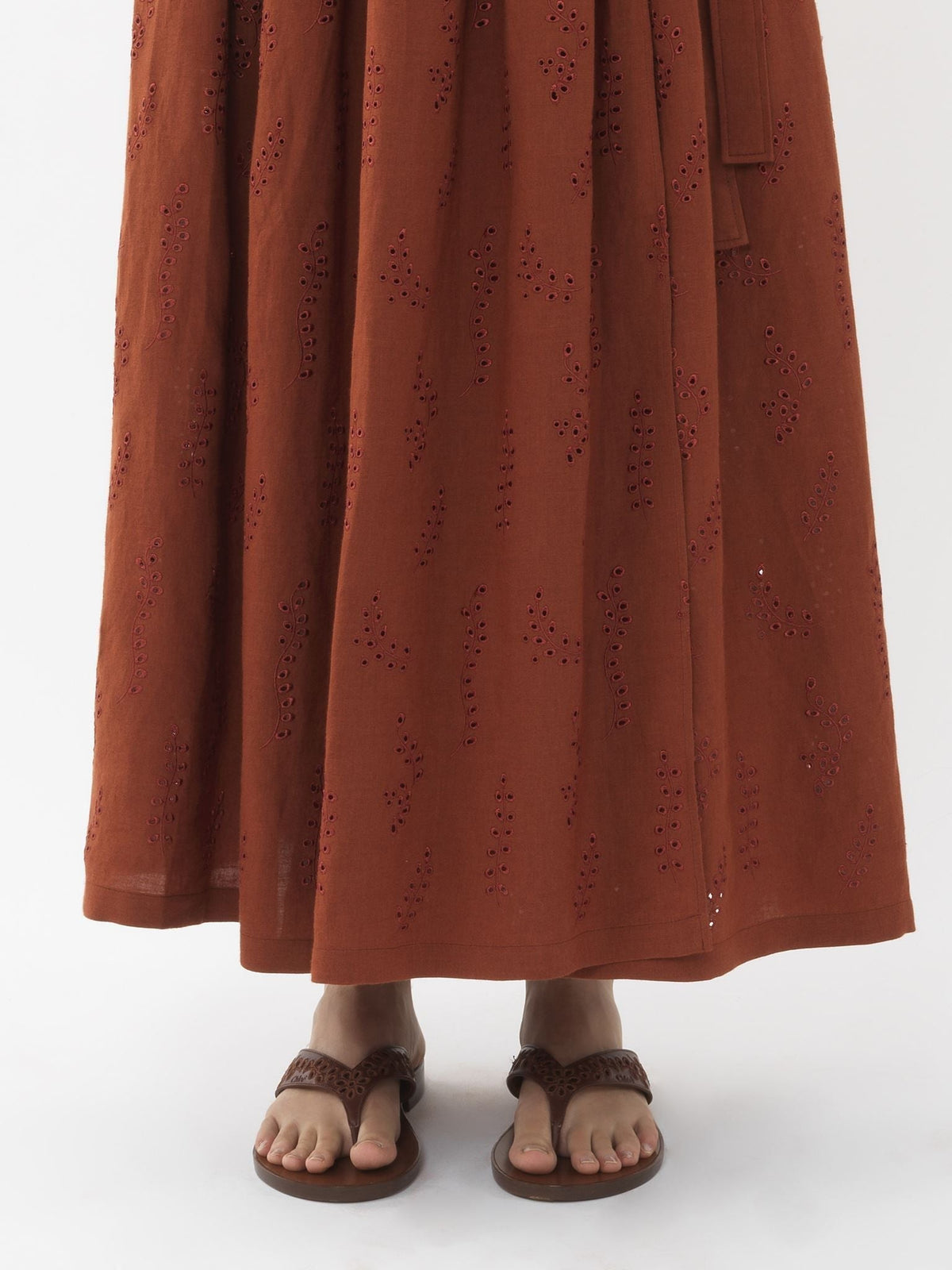 BASEPLUS_Red Ochre SKIRT - Red Ochre