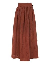 BASEPLUS_Red Ochre SKIRT - Red Ochre