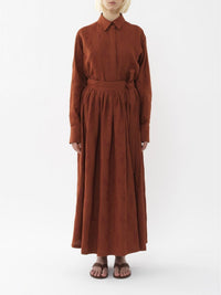 BASEPLUS_Red Ochre SKIRT - Red Ochre