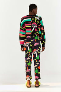 MEDIA OFF LINE_Pantalon Mushrooms - Multicolore