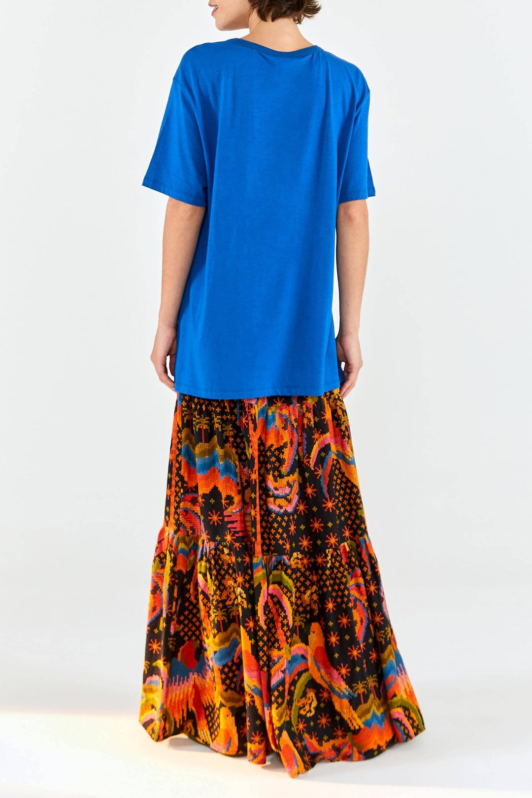 A Brasileira cotton T-shirt - Blue