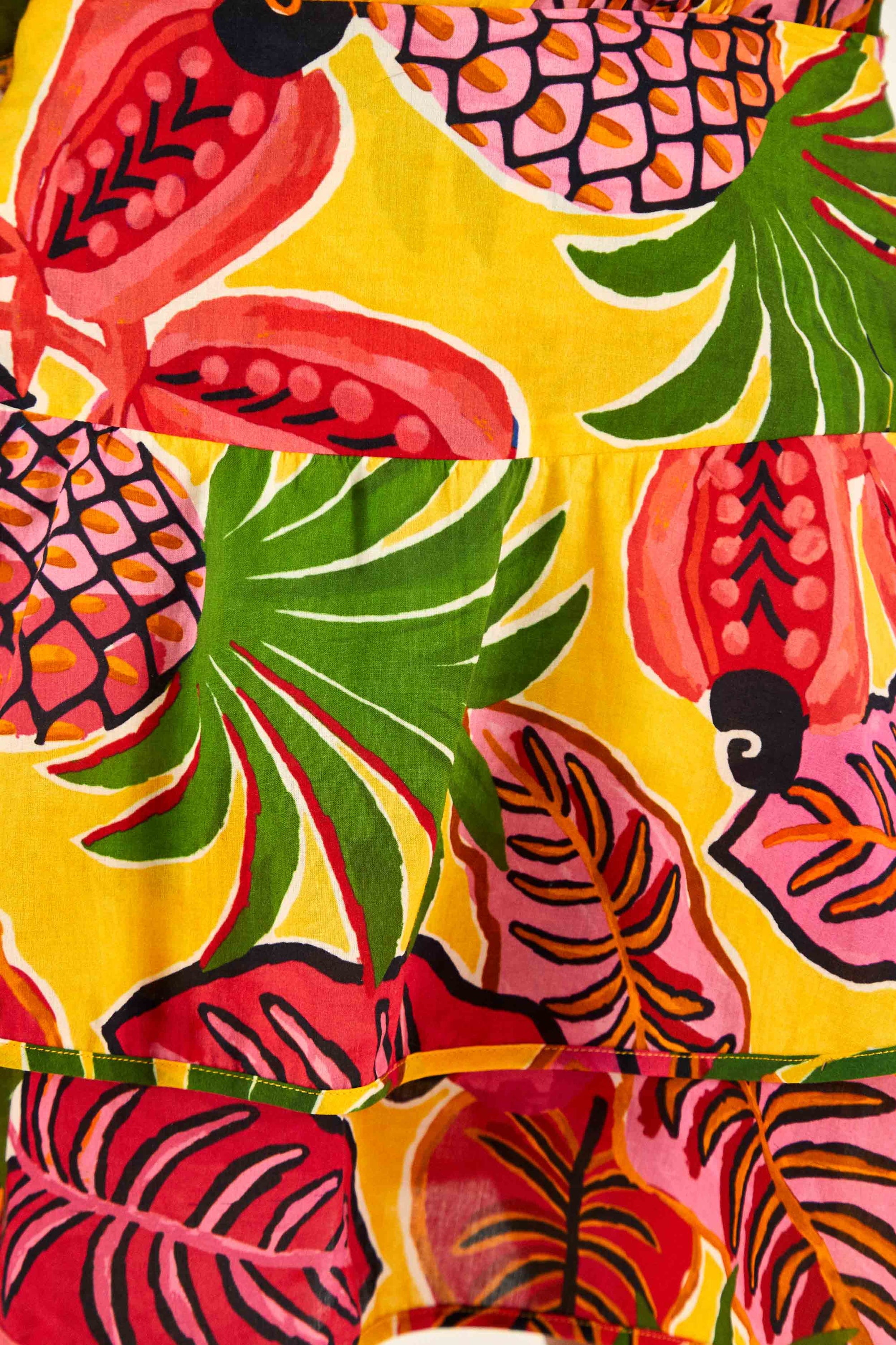 Jupe courte Fruit Dream en coton - Multicolore
