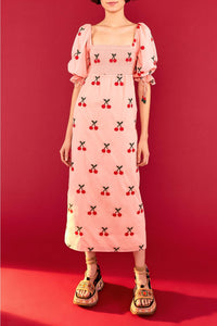 Light Pink Robe midi - Light Pink
