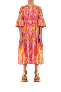 Pink Ombre Bananas Robe midi - Pink Ombre Bananas