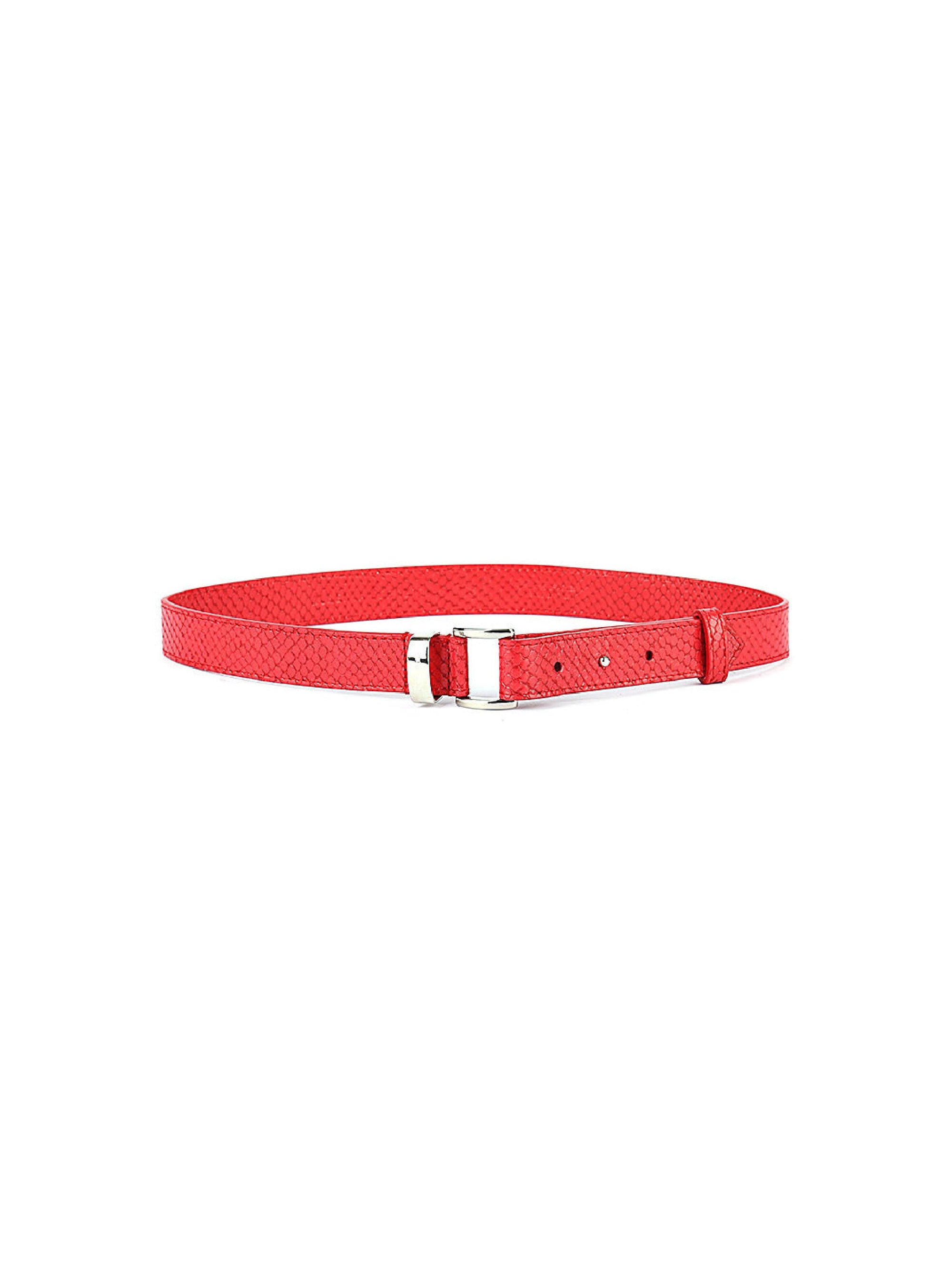 Ceinture en daim imprimée - Pink