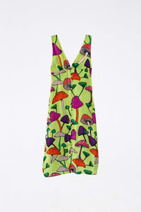 Mushroom midi dress - Green