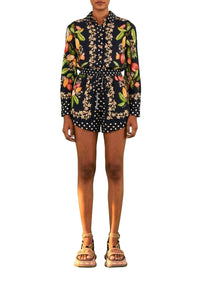 Cocoa Paradise linen shirt - Multicolour