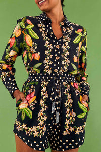 MEDIA OFF LINE_Short Paradise Cacao en lin - Multicolore