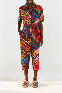MEDIA OFF LINE_Combinaison Dotted Patch Scarf - Multicolore