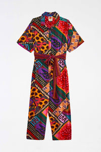 MEDIA OFF LINE_Combinaison Dotted Patch Scarf - Multicolore