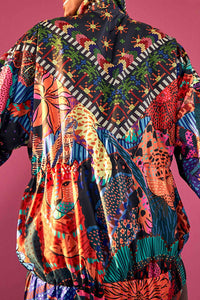 Cool Leopard Windbreaker Jacket - Multicolour