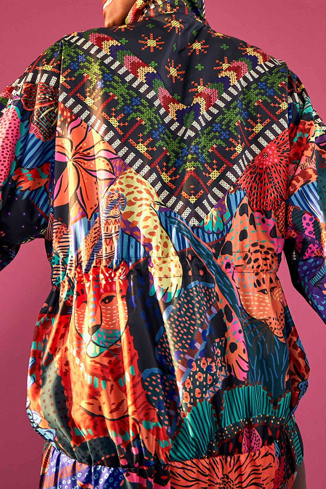 Cool Leopard Windbreaker Jacket - Multicolour