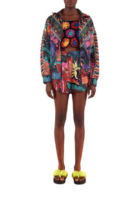 Cool Leopard Windbreaker Jacket - Multicolour