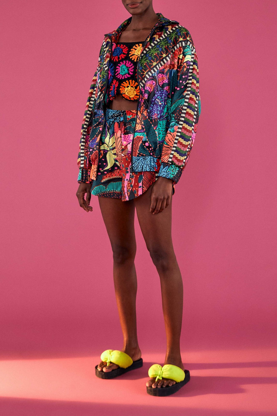 Cool Leopard Windbreaker Jacket - Multicolour