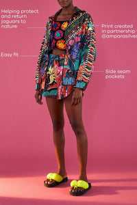 Cool Leopard Windbreaker Jacket - Multicolour