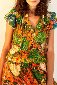 Blouse Caipirinha en coton - Multicolore
