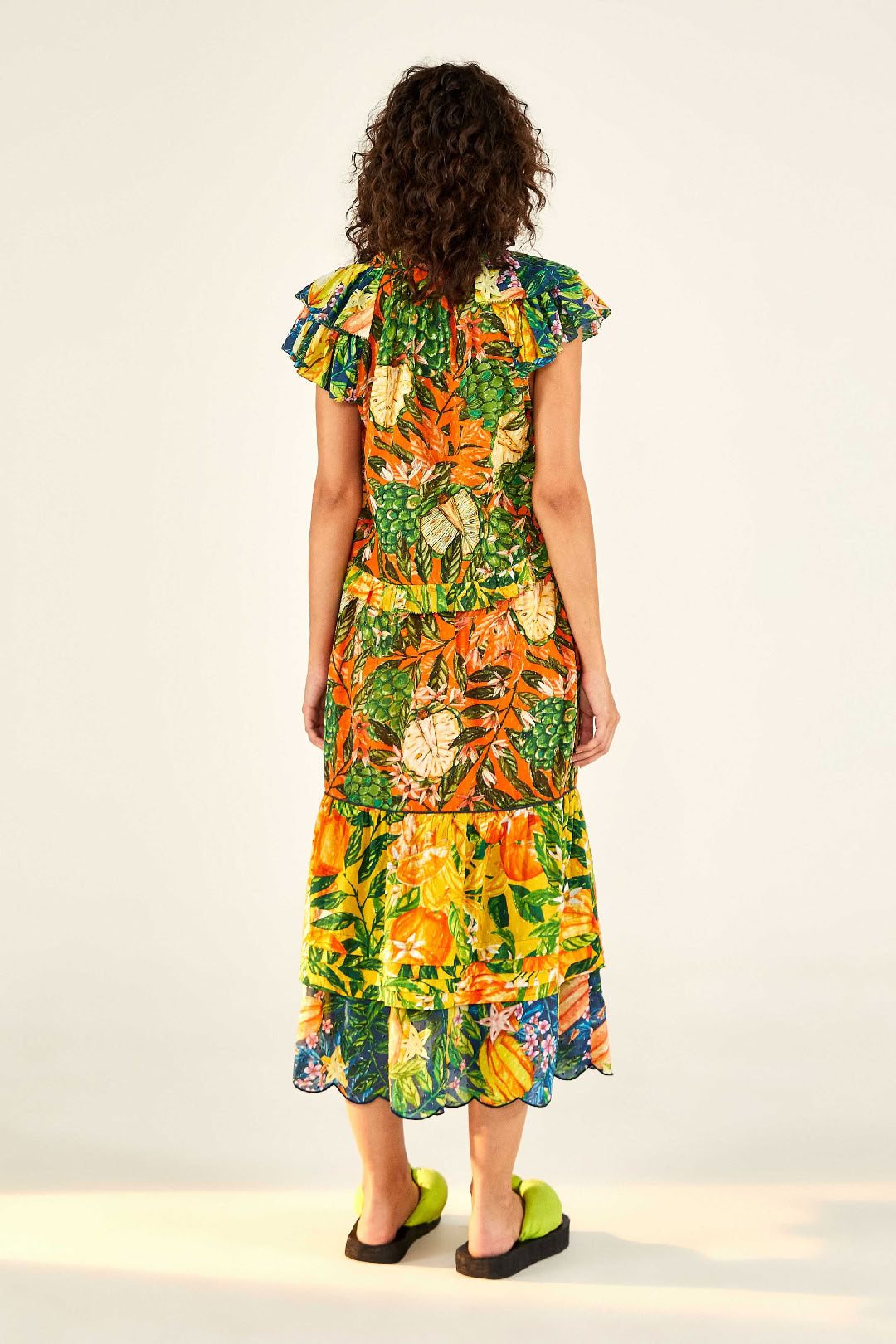 Blouse Caipirinha en coton - Multicolore