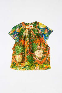 Blouse Caipirinha en coton - Multicolore