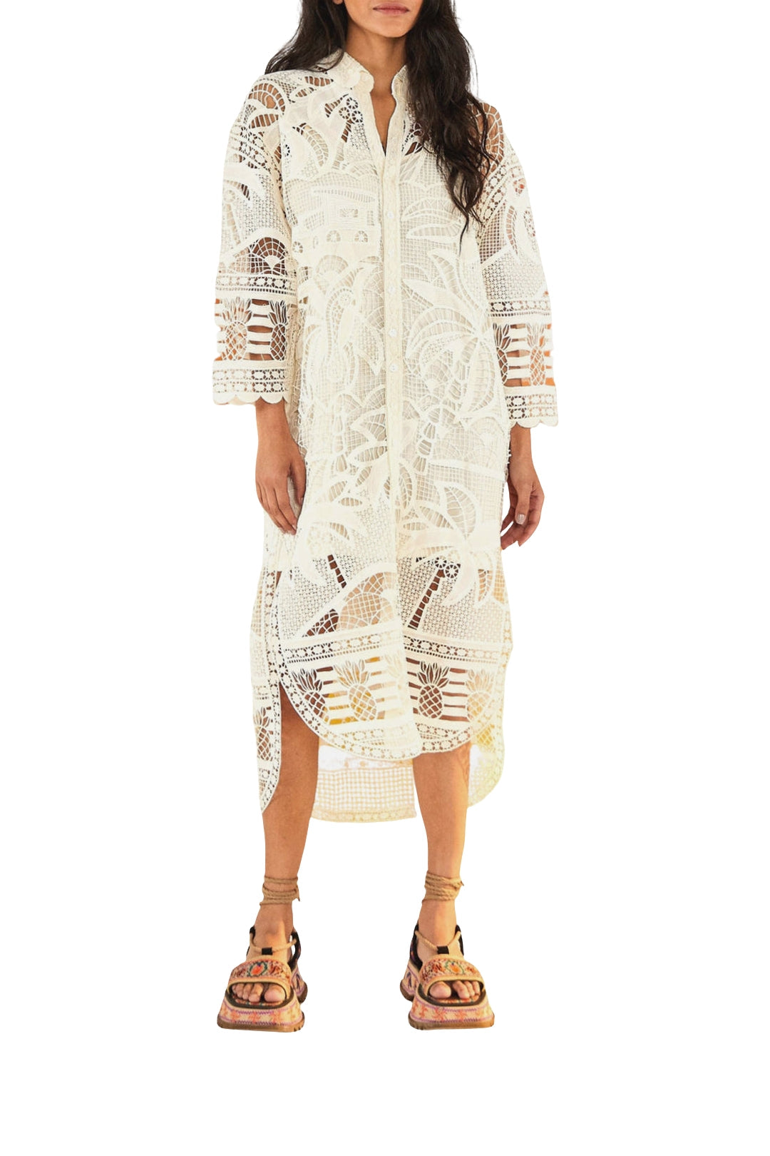 DJV_Off White Robes midi - Off White