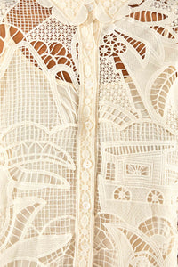 DJV_Off White Robes midi - Off White