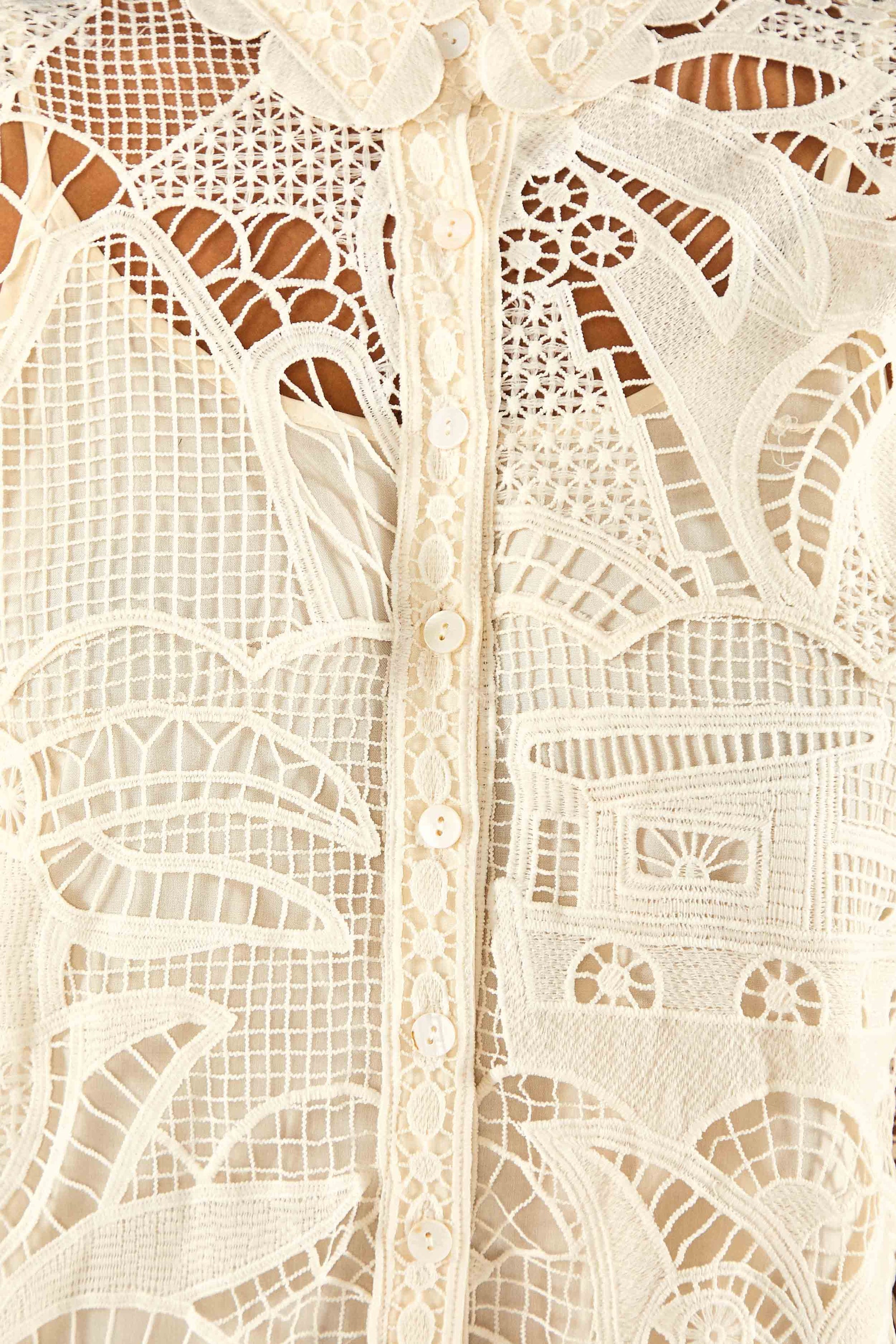 DJV_Off White Robes midi - Off White