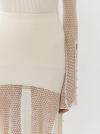 BASEPLUS_Iconic Milk SKIRT - Iconic Milk