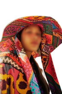 Chapeau Dotted Patch en foulard - Multicolore