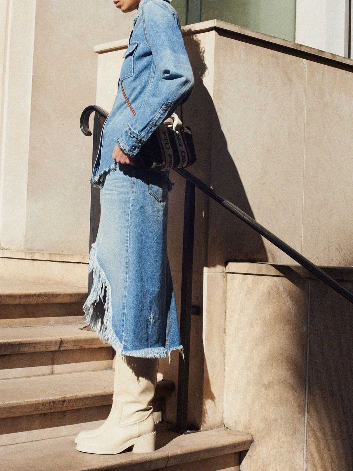 Foggy Blue SKIRT - Foggy Blue