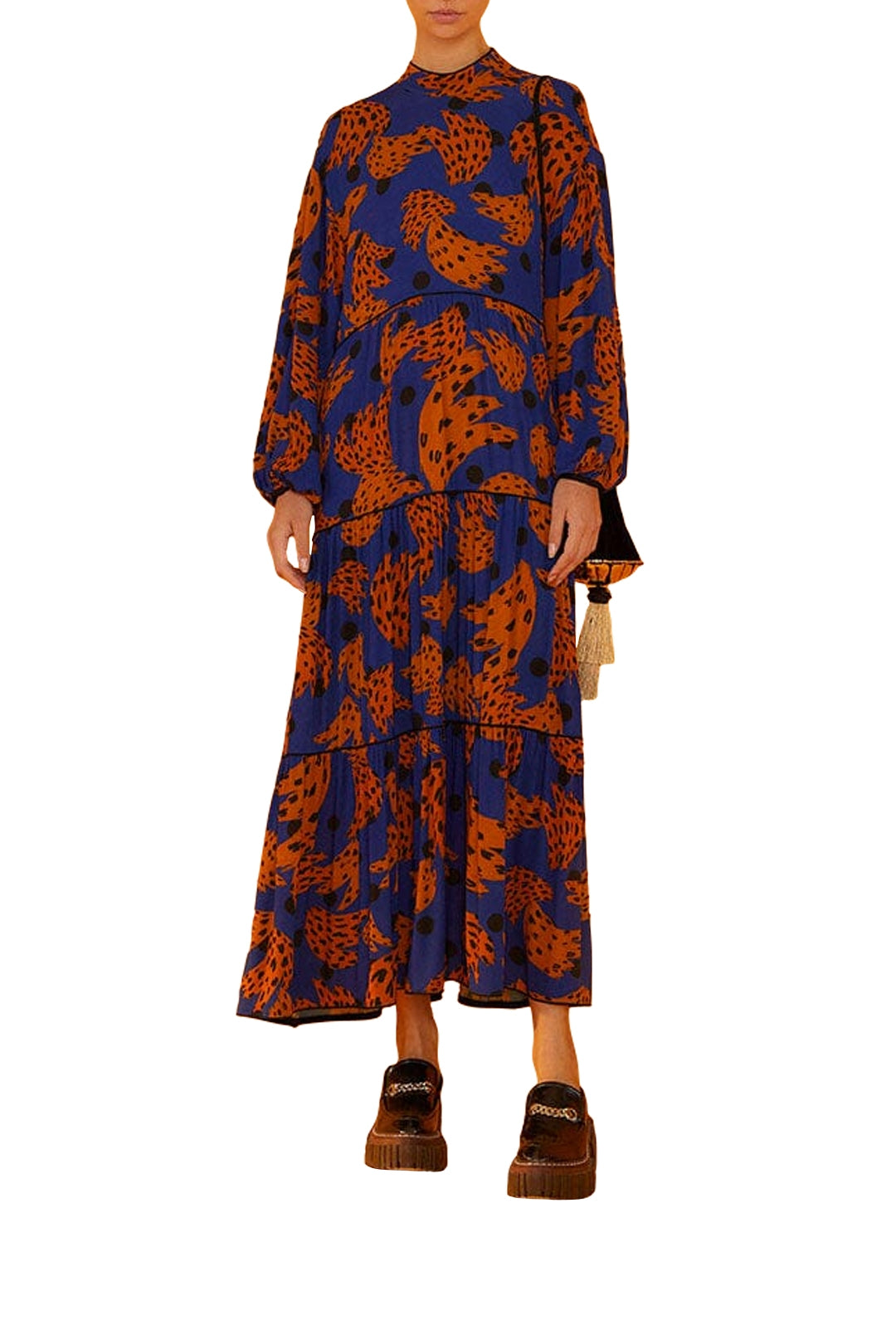 MEDIA OFF LINE_Robe maxi Bananica Navy - Bleu