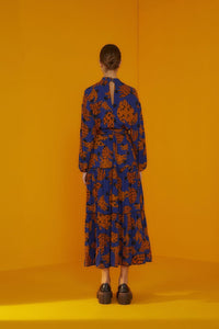 Robe midi Bananica Navy - Bleu