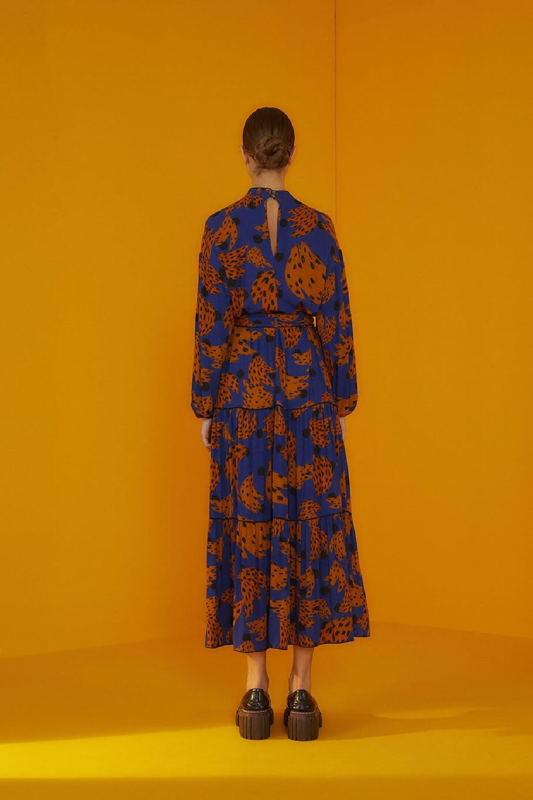 Robe midi Bananica Navy - Bleu