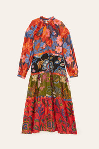 MEDIA OFF LINE_Robe maxi Mixed Flower Prints - Multicolore