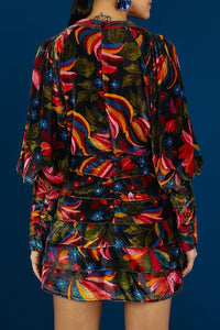 Robe Banana Sky Velvet - Noir