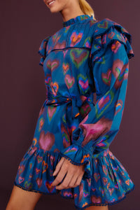 Hearts Navy Blue Robe courte - Hearts Navy Blue