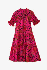 Robe midi Snake Fruit - Rose