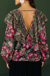 Blouse Flowers Garden - Rose