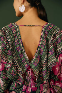 Blouse Flowers Garden - Rose