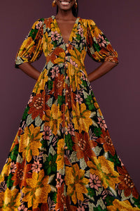Garden Black Robe midi - Garden Black