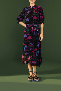 Robe longue Mushrooms Neon - Multicolore