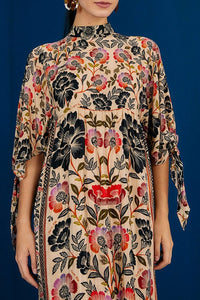 MEDIA OFF LINE_Robe maxi Romantic Garden - Multicolore