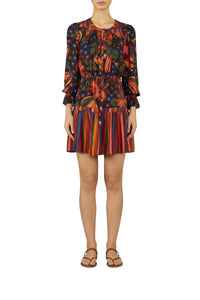Robe courte Banana Sky - Noir