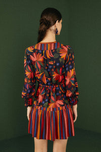 Robe courte Banana Sky - Noir