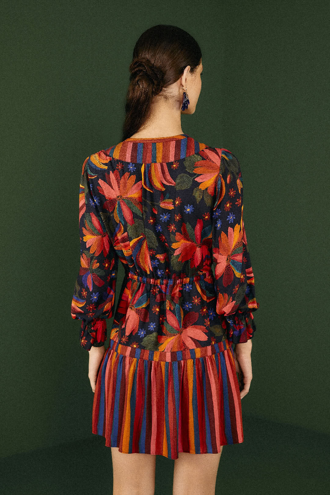 Robe courte Banana Sky - Noir