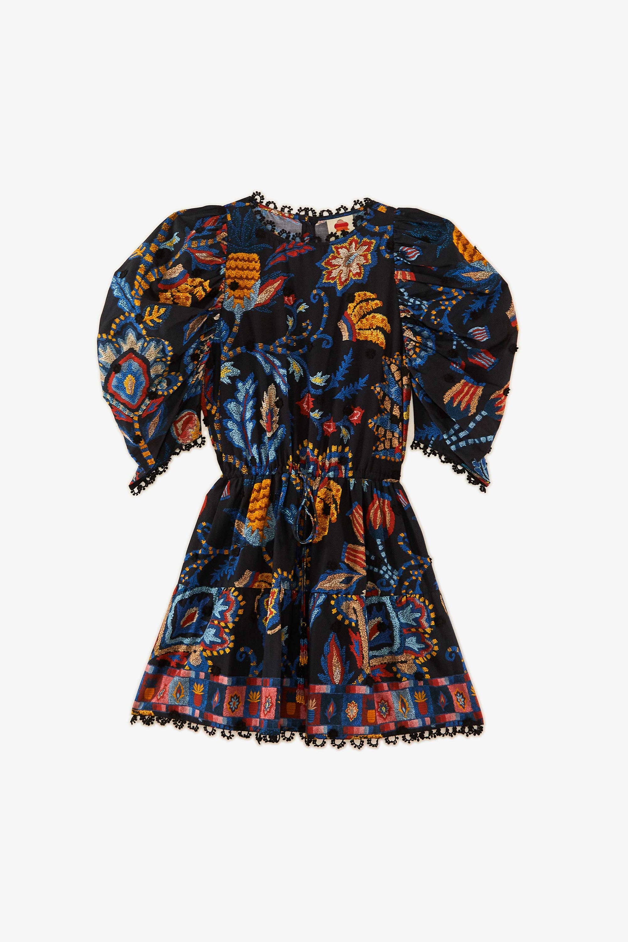 Robe courte Sunset Tapestry - Noir