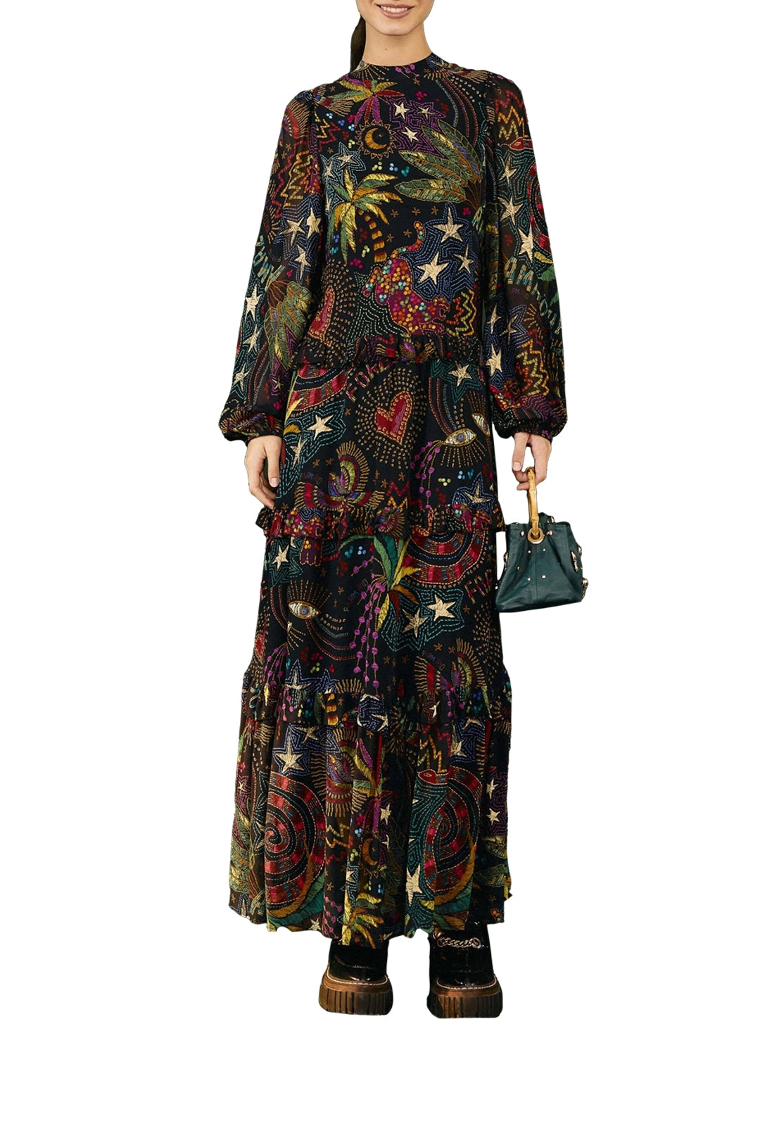 MEDIA OFF LINE_Robe maxi Amazonia - Multicolore