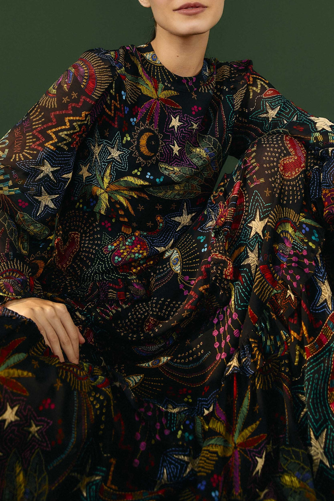 MEDIA OFF LINE_Robe maxi Amazonia - Multicolore